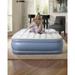 Beautyrest Hi Loft Raised Air Mattress with External Pump - Inflatable Bed with Edge Support, Puncture-Resistant Vinyl