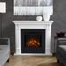 Ashley 48" Electric Fireplace in White by Real Flame - 48.03" L x 13.78" W x 41.25" H