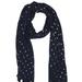 J. Crew Accessories | *J.Crew Midnight Blue Black Sheer Silver Metallic | Color: Black/Silver | Size: 78" X 25" Plus 1" Thick 'Pom Pom'