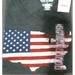 State of Mine American Flag United States Small Black T-Shirt