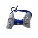 Girls Blue Sequin Bow Satin Headband Fancy Diadem