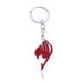 Fairy Tail Anime Cute Logo Pendant Alloy Key chain Collectible Key Ring Novelty Bag Accessory Anime Fans Gift