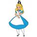 Disney Alice in Wonderland Soft Touch PVC Keyring Alice