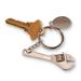 Solid Matte Finish Wrench Key Ring Engraving Tag