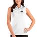 Women's Antigua White Florida Gators Tribute Sleeveless Polo