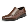 Bruno Marc Men's Cambridge-05 Dark Brown Leather Lined Dress Loafers Shoes Size 9 US/ 8 UK