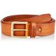 Wrangler Men's Stitch Detail Belt, Cognac, 115 cm