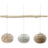 Suspension Rotin et Bois Linfen Naturel