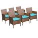 6 Laguna Dining Chairs With Arms