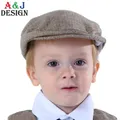 Casquette de golf en coton doux pour bébé garçon nouveau-né baptême sensation de chevrons