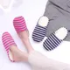 Pantoufles d'NikCourtes en Peluche pour Femme Chaussures Plates de Maison de Chambre à Coucher