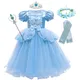 Robe de princesse Cendrillon pour filles fête d'anniversaire pour enfants cosplay d'Halloween