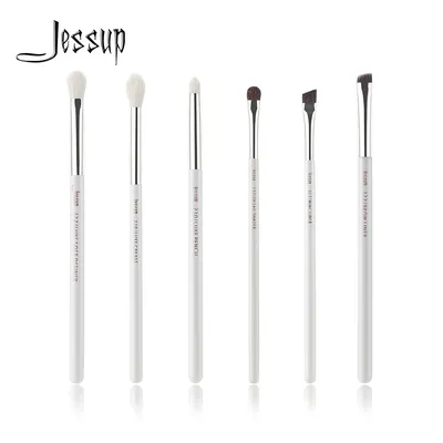 Jessup – ensemble de pinceaux pour les yeux brosses de maquillage synthétiques naturelles ombre à
