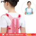 Ceinture de soutien dorsal réglable pour enfants corset orthopédique 4 roues motrices bretelles