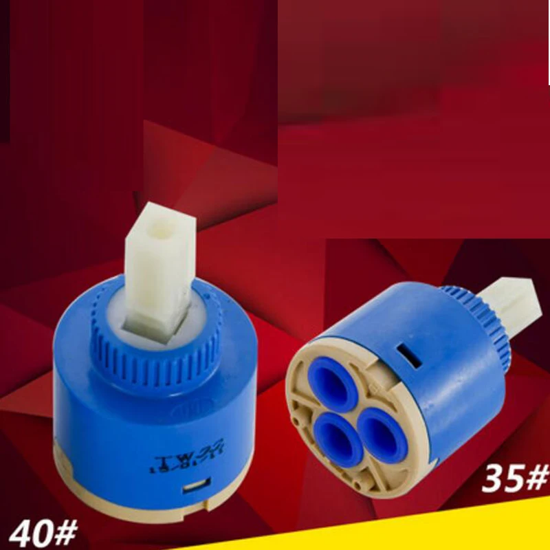 wholesale 5 PCS-Lot 35mm -40mm cartouche de robinet en céramique mélangeur à cartouche basse couple accessoires de robinet Rotation Base plate