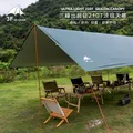 3F UL GEAR-Hamac de camping ultraléger 210T bâche argentée pare-soleil protection contre la pluie