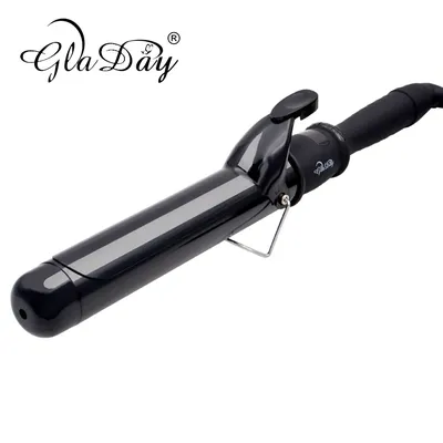 Bigoudi en céramique pour cheveux outils de coiffure LCD fer à friser baguette magique