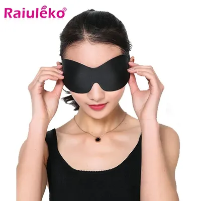 Haute qualité 3D Sommeil Masque Pour Les Yeux Ombre de Haute Qualité Patch noir Sommeil Yeux