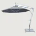 Bambrella Santa Ana Round Side Wind Aluminum Cantilever Umbrella With Base - 3.0m R-SW-SA-G | SWSA-SYS