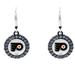 Philadelphia Flyers Hockey Puck Earrings