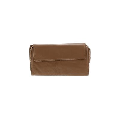 Wallet: Pebbled Brown Solid Bags