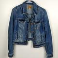 American Eagle Outfitters Jackets & Coats | American Eagle Distressed Jean Jacket | Color: Blue | Size: M
