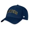 Men's Fanatics Branded Navy Milwaukee Brewers Core Flex Hat