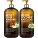Majestic Pure Apple Cider Vinegar Shampoo and Avocado Coconut Conditioner Set - 16 fl oz Each