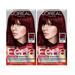 L Oreal Paris Feria Multi-Faceted Shimmering Permanent Hair Color R48 Intense Deep Auburn Pack of 2 Hair Dye