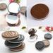 Takeoutsome Mini Pocket Chocolate Cookie Biscuits Compact Mirror With Comb Cute