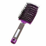 lzndeal 1Pcs Detangling Nylon Bristle Brush Detangle Hairbrush Women Hair Scalp Massage Comb Brush New