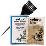 Colora HENNA POWDER Natural Organic Haircolor Hair Color Dye Conditioner & Thickener with Plants Water and No Chemicals (w/Sleek Brush) 2 oz. (Gold Brown - 2 oz)