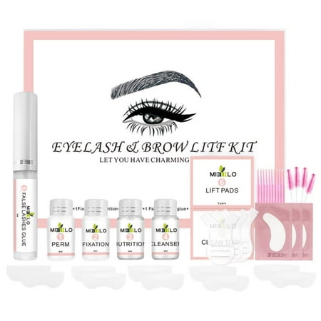 SUPERHOMUSE 2-In-1 Eyebrow Lift & Eyebrow, Curling Kit Eyebrow And Lash Lamination Kit DIY Perm For Lashes And Brows Eyebrow Brush And Eyelash Micro Brushes Added