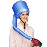 Beautyours Safety Portable Hair Dryer Bonnet Attachment for Hair Styling - Blue