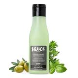 Sauce Beauty Intense Repair Olive Oil Treatment - Hair Oil for Curly Hair w/Olive Thyme & Basil Oils - 2 Fl Oz Hair Oil for Damaged Hair & Split Ends (EVOO)