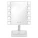 Conair LED Lighted Large Vanity Makeup Mirror 1x magnification Free Standing White Brushed finish BEHW18