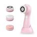 Xelparuc Facial Cleansing Brush- Latest advanced cleasing Technology & 3 Brush Heads-USB Rechargeable Electric Rotating Face- IPX6 Waterproof-Advanced Face Spa System for Exfoliating Deep clease