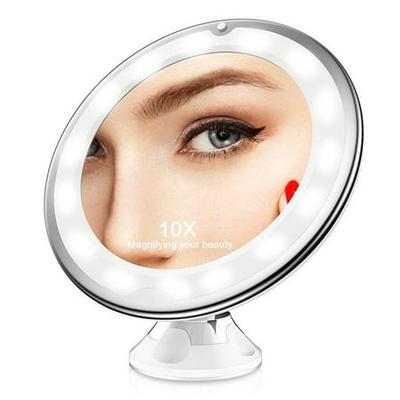 Get The 10x Magnifying Light Up Makeup, Battery Light Up Makeup Mirror