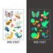 Wuffmeow Children Temporary Tattoos Kids Luminous Tattoo Sticker Waterproof Glow Cartoon Stickers