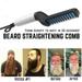 Beard Straightener for Men Multifunctional Hair Styler Electric Hot Comb and Beard Straightening Brush Hair Straightening Comb with Great for Travel Includes Beard Balm