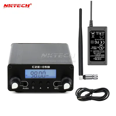 NKTacétone PLL Stéréo FM Émetteur Radio Diffusion Station CZE-05B 100mW/500mW Mort 76-108Mhz Accueil