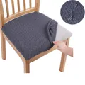 WaterVerde-Juste de siège de chaise en spandex lavable housse de chaise solide coussin de salle à