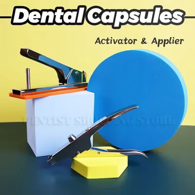 Capsules dentaires d'activateur et d'applicateur pistolet d'activateur et d'applicateur