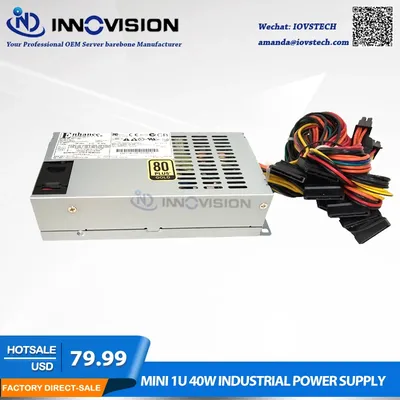 Alimentation électrique industrielle haute efficacité 1U flex psu nominale 400Watts ENP7agglomB2