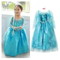 Robe de princesse reine des neiges pour enfants robe en tulle cosplay pour enfants bébé fille