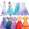 Costume de princesse Disney Encanto Frozen 2 pour filles robe Elsa robe de Rh anniversaire reine