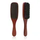 Brosse à barbe en poils de sanglier naturels pour hommes livres de poils du visage outils de