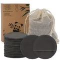 Tampons démaquillants réutilisables en coton et bambou lavables 4 couches pour le visage soins