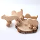 Jouets de voiture en bois de hêtre 1 pièce animaux chiens voitures éléphants blocs Montessori