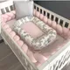 Pare-chocs de lit tressé pour bébé pare-chocs pour garçons et filles protecteur de lit pour bébé